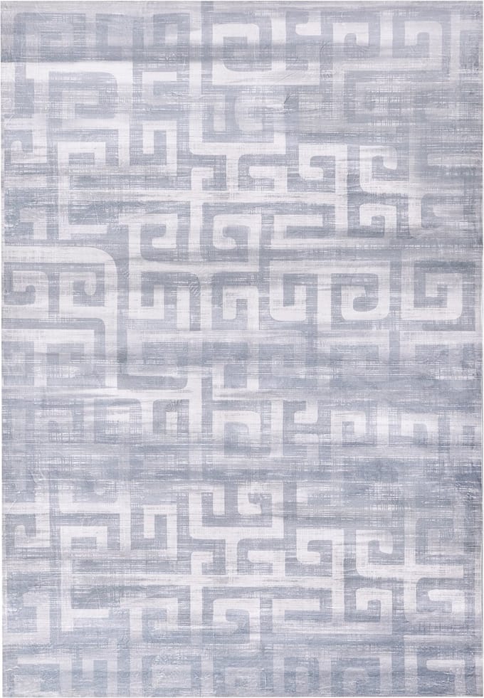 BEYDAG - Loper vloerkleed - Grijs - 160 x 230 cm - Stof