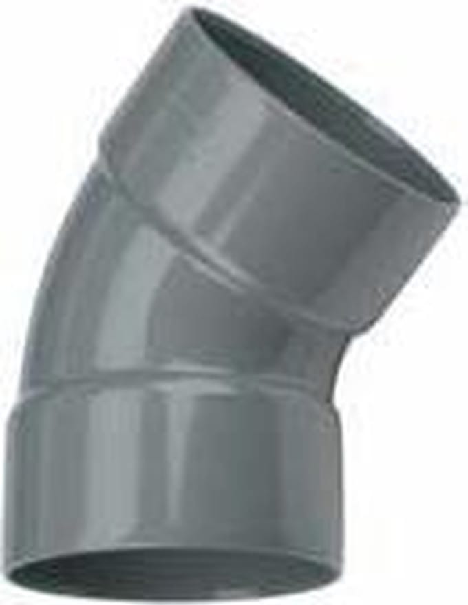 PVC RIOOLBOCHT 45° 40 MM
