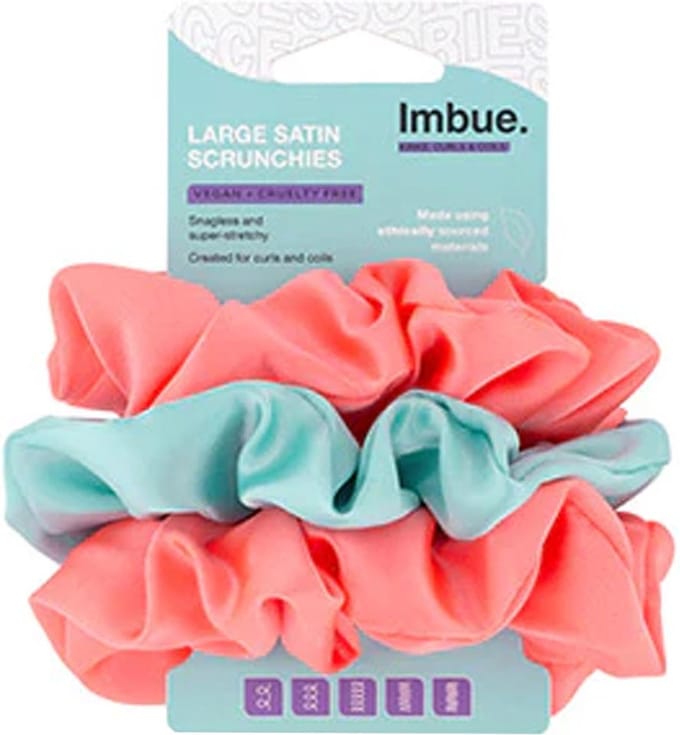 Imbue - Large Satin Scrunchies - 3pcs
