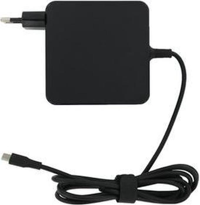 Laptop USB-C Wandlader 87W Zwart