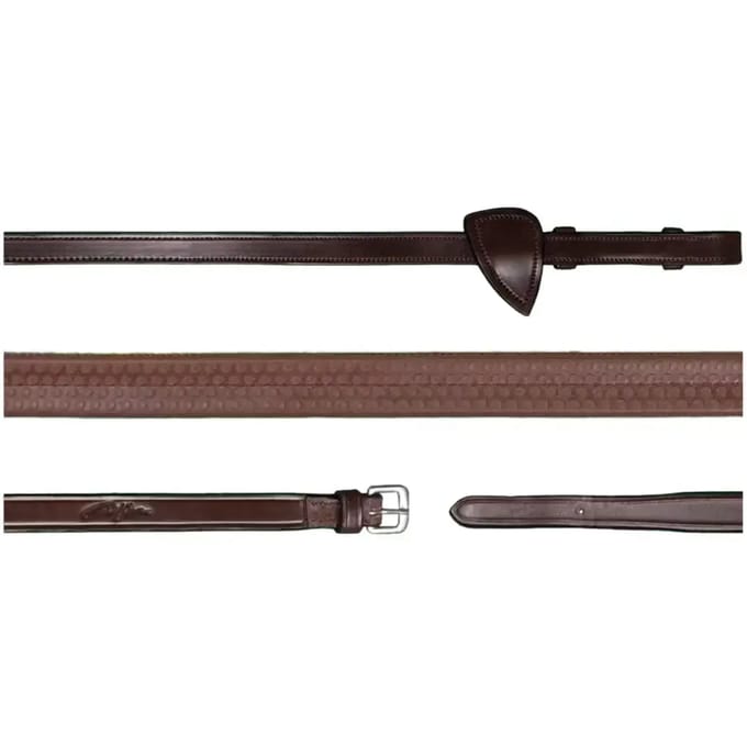 Rubberen paardenteugels Dy'on New English Collection 5/8"