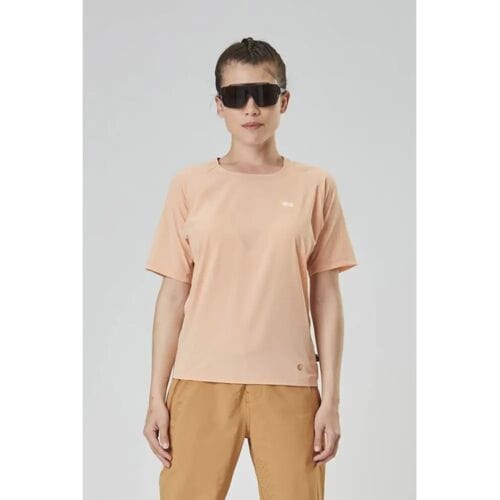 Picture Ice Flow Tech Tee Women´s (Maat - L, Kleur - Peach nougat)