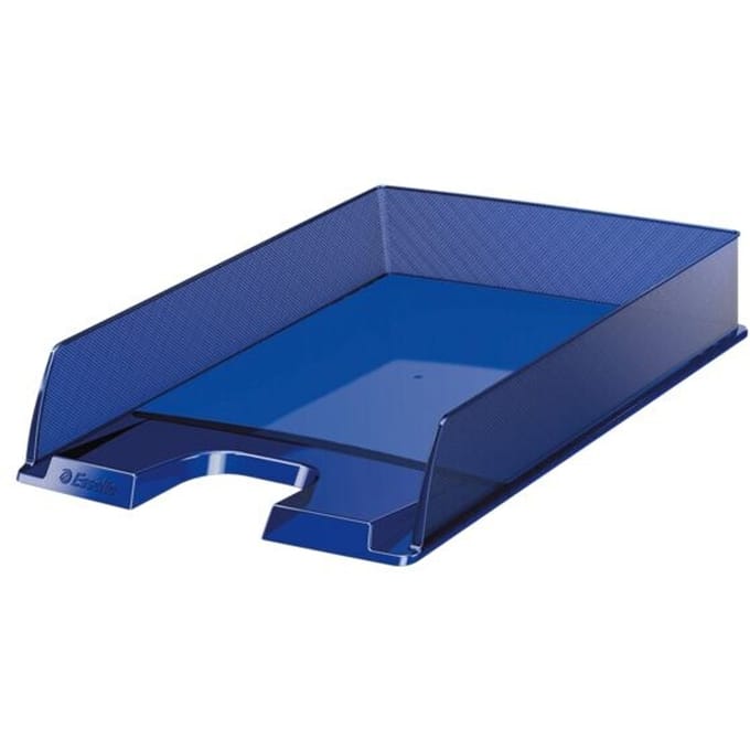 Esselte Europost brievenbak, transparant Blauw