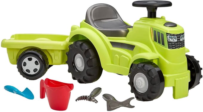 Ecoiffier Tractor met Aanhanger