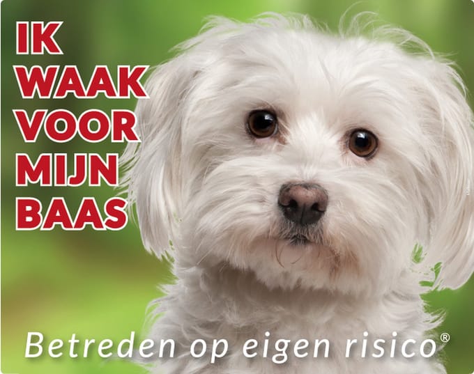 Malteser Waakbord - Ik waak voor mijn baas