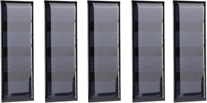 Zonnepaneel - Zonnelader - DIY projecten - Hoge efficiëntie - 12 x 10.5 cm - Zwart