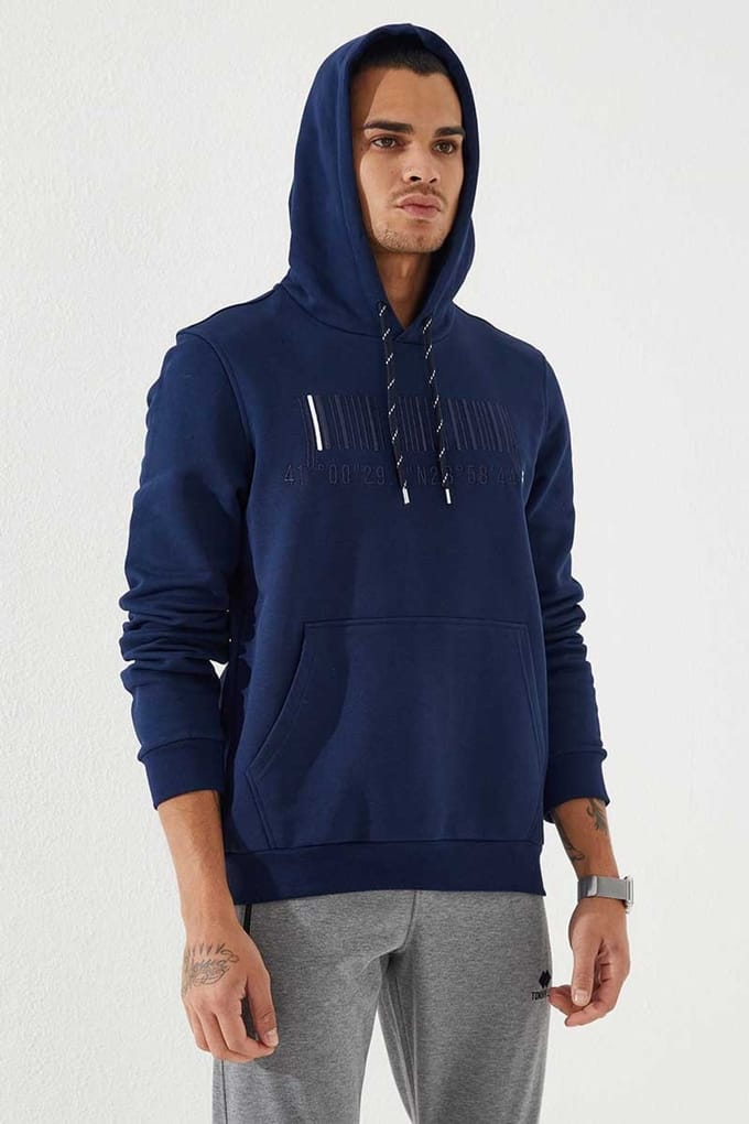 Bedrukte Hoodie Sweatshirt