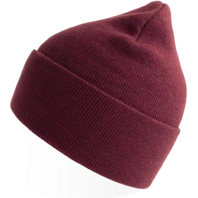 Atlantis Headwear - Pure Beanie - Burgundy Melange - One Size