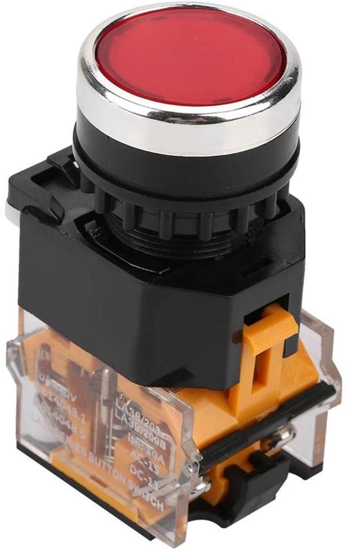 Dailygoody - Self-locking push button switch - 10A 220V - Duurzaam