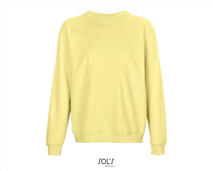 SOL'S Unisex Columbia Crew Neck Sweatshirt L03814 - Light Yellow - S