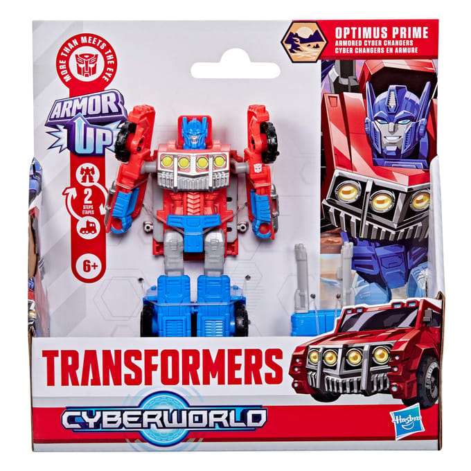 Transformers Cyberworld Armored Cyber Changers Optimus Prime