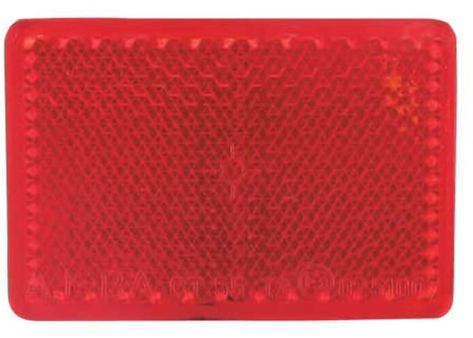 Reflector 55 x 38 mm - plak - keurmerk E3