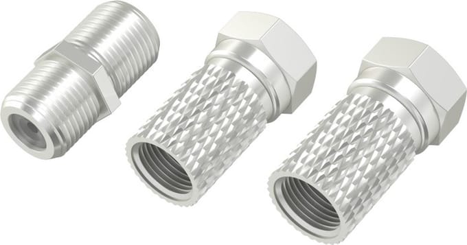 Hama 00205203 coaxconnector F-type 3 stuk(s)
