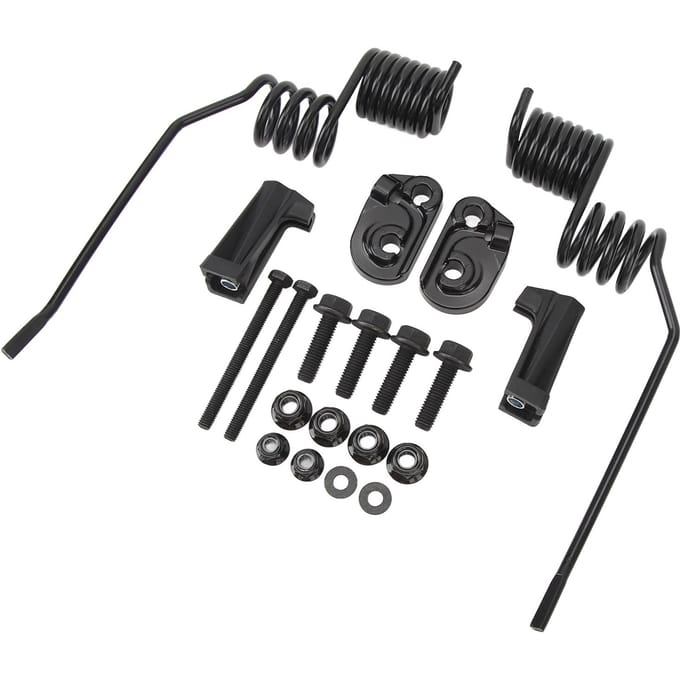 20PCS Style Printanier Fixation sur Rail Grattoirs à Glace 860201140 Compatible avec Châssis REV G4 REV‑XM REV‑XP Modèles Summit black