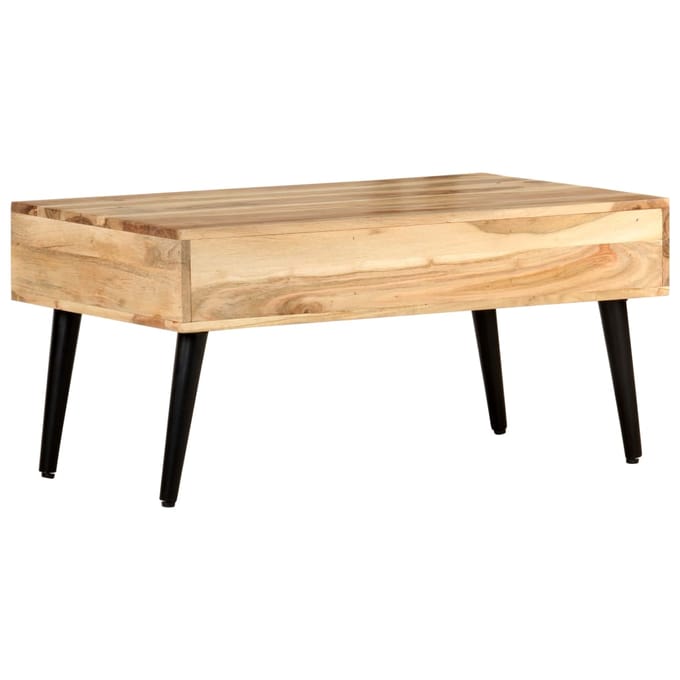 vidaXL - Salontafel - 88x50x42 - cm - massief - acaciahout