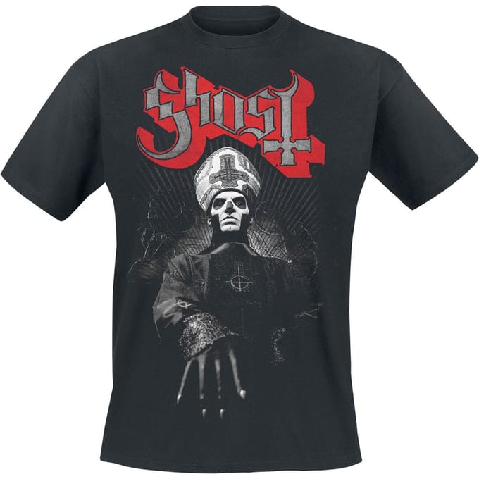 Ghost T-shirt - Ring Photo - S tot 4XL - zwart