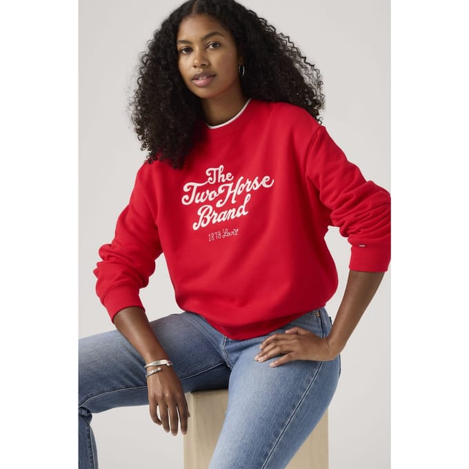 Levi's Graphic Heritage Sport Crewneck Sweatshirt Taglia: S | Maglioni a maglia Outlet | Donna