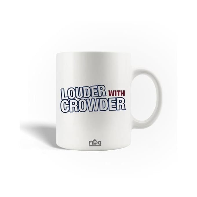 Mug en Céramique Louder with Crowder Bleu Rouge Transparent