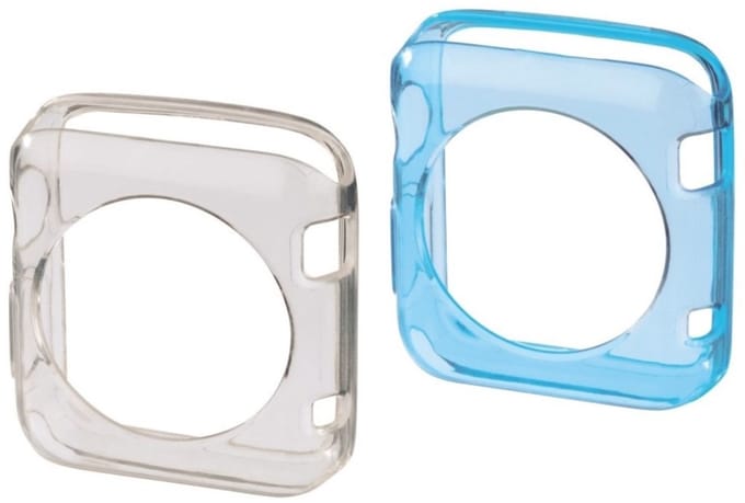 Hama Crystal Cover Set Apple Watch 42Mm Transpar&Blauw