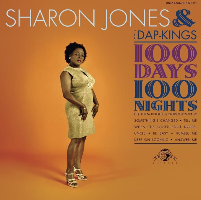 LP Plaat SHARON JONES, DAP KINGS - 100 Days. 100 Nights DAP012 Daptone Records 2007 VS Soul/Funk