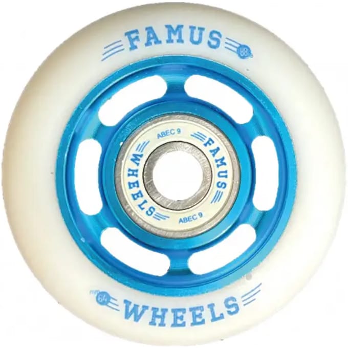 Set van 4 rollerwielen Famus Wheels 88A