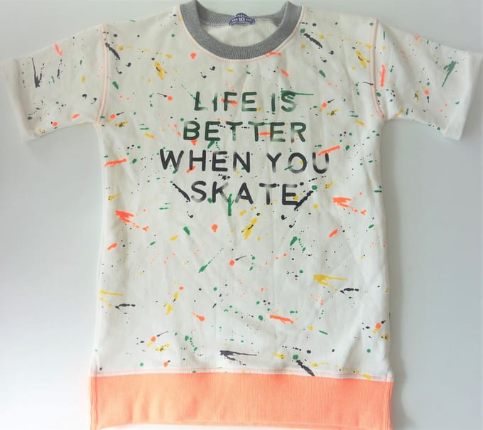 Claesen´s Boys Sweater Painting Spots - Maat 10 / 140-146