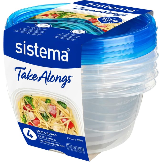 Sistema TakeAlongs Rectangle 950 ml + 950 ml + 950 ml