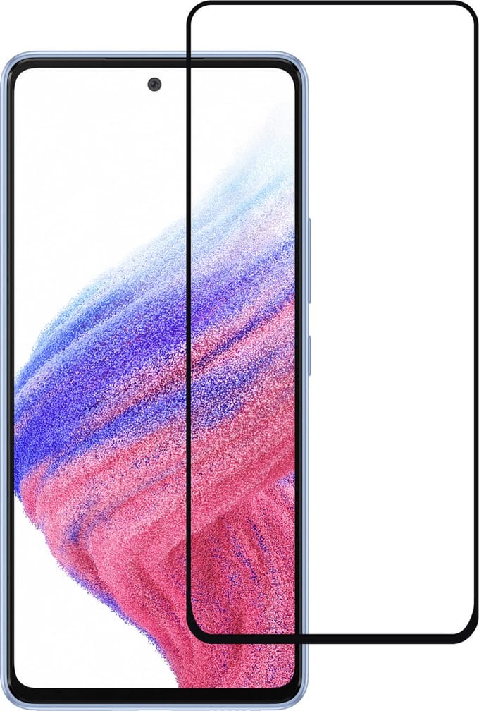 Screenprotector - Geschikt voor Samsung Galaxy A53 - Full Cover - Beschermglas - Gehard Glas - Tempered Glass - Screen Protector