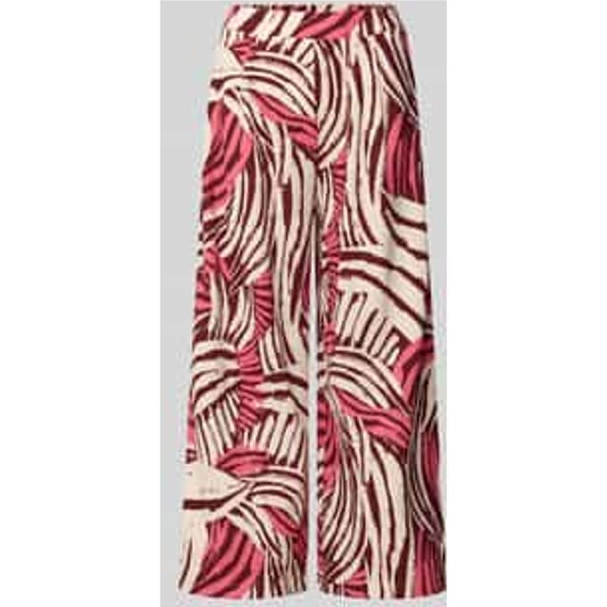 s.Oliver - female - Gestructureerde culottes met plooien en elastische tailleband