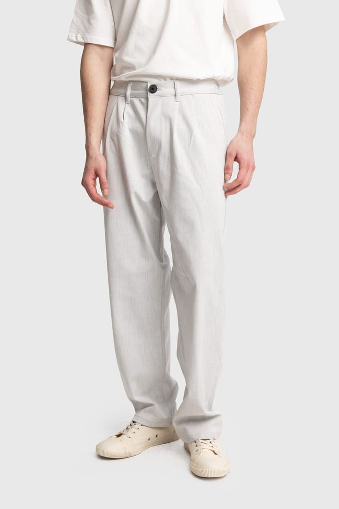 Gestrikte Rechte Pantalon