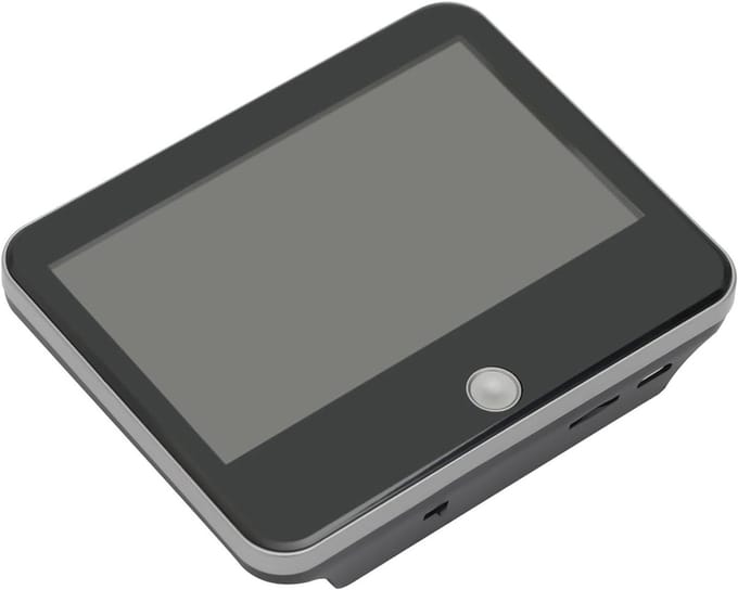 Visuele deurbel - Video intercom - Huisbeveiliging - 140 graden kijkhoek - 43 inch display - Zilver