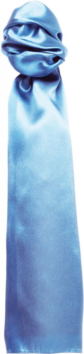 Premier 'Colours' Plain Business Scarf PB30 - Mid Blue - One size