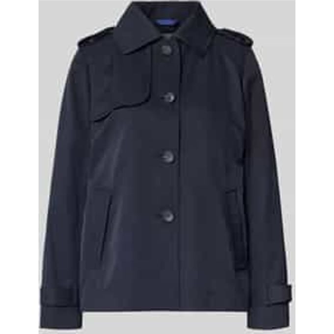 regular fit jack met platte kraag