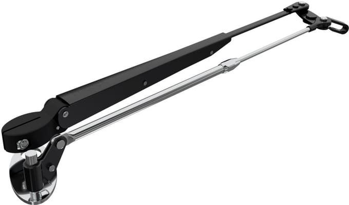 Roca Parallelarm W10/12/38L, Zwart/RVS 324-462mm