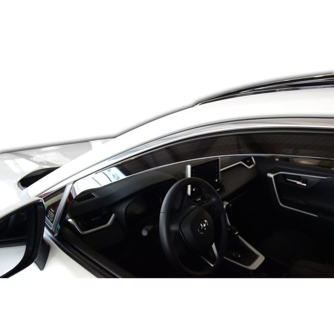 Luchtafweerders - HEKO - Toyota RAV4 V (2018-2025) - 2 stuks - Getint gerookt - Montage zonder boren