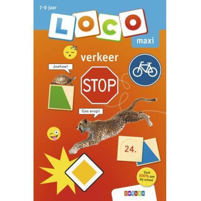Loco maxi verkeer Educatieve boeken (spelletjes en raadsels)