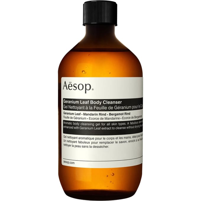 Aesop Geranium Leaf Body Cleanser - 500ml (with screw cap)