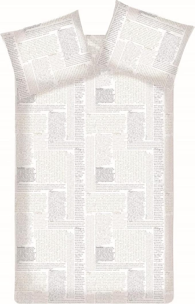 Beddinghouse Hailes Dekbedovertrek - Eenpersoons - 140x200/220 cm - Antraciet