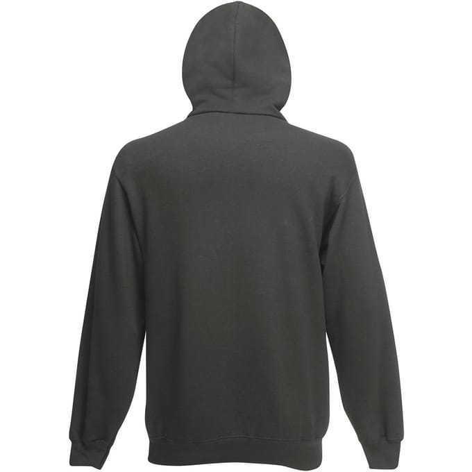 Fruit Of The Loom Heren Sweatshirt Met Capuchon / Hoodie (Licht Graphite)