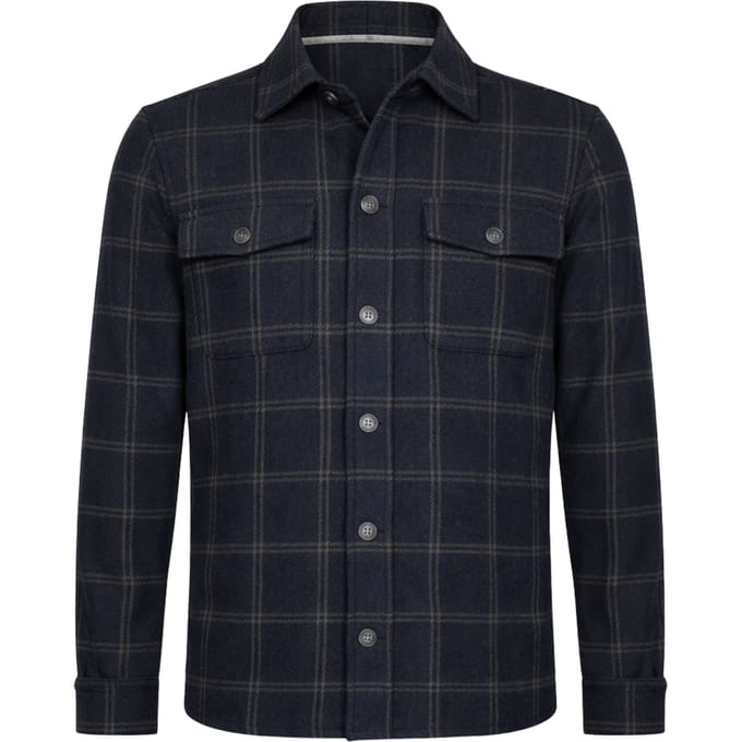 R2 Check Overshirts Donkerblauw 134.overshirt.004