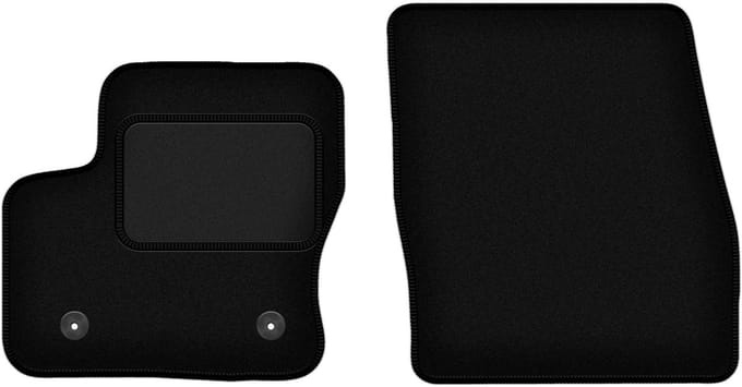 Zwarte veloursmatten voor: Ford Transit Connect bestelwagen (2013-2017)