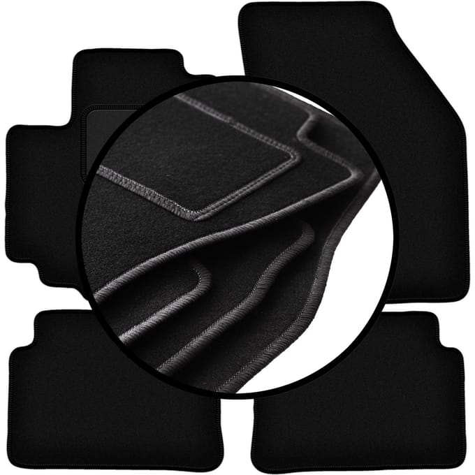 Complete set veloursmatten voor: Suzuki Alto VIII hatchback (2009-2015)