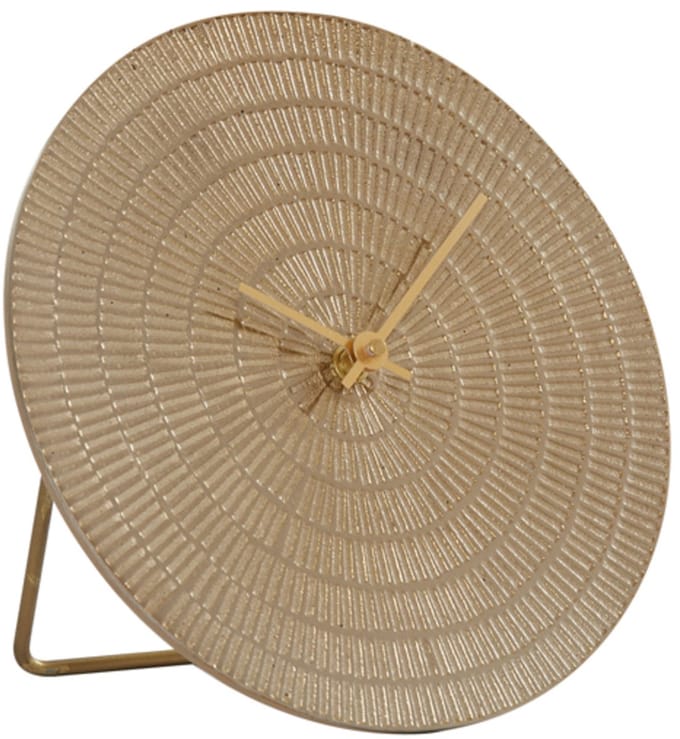 Light & Living - Klok BOJANO - 20.5x2x20.5cm - Goud