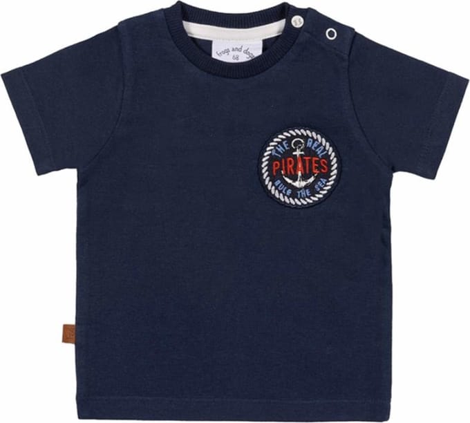 Frogs and Dogs-Pirate T-shirt Real Pirates- - Maat 80