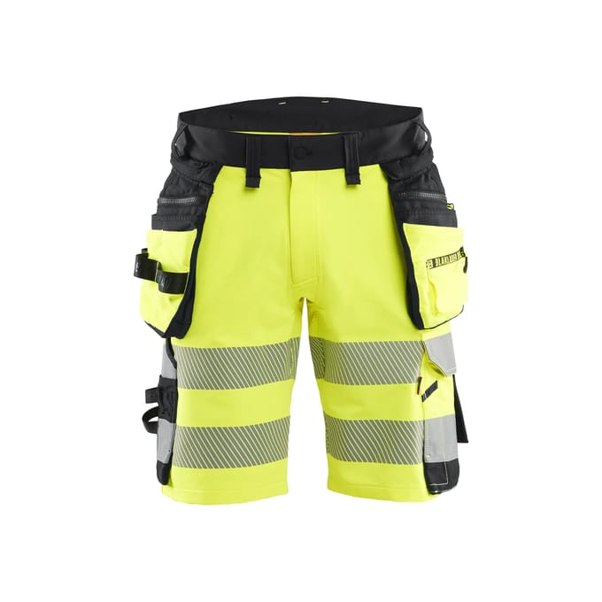 Korte hoge zichtbaarheid stretch 4D Blaklader