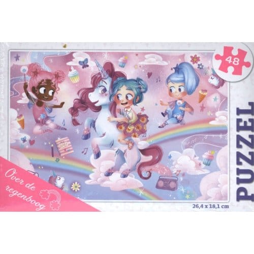 Rebo Productions Legpuzzel Over De Regenboog Junior 48 Stukjes