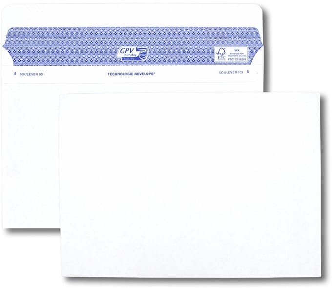 GPV enveloppen SECURE, 162 x 229 mm, zonder venster