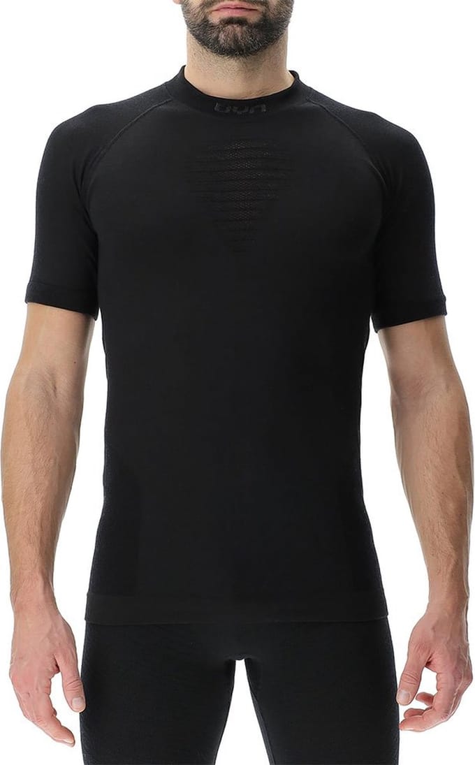 Uyn Fusyon Light Korte Mouwen Basislaag Zwart 2XL Man