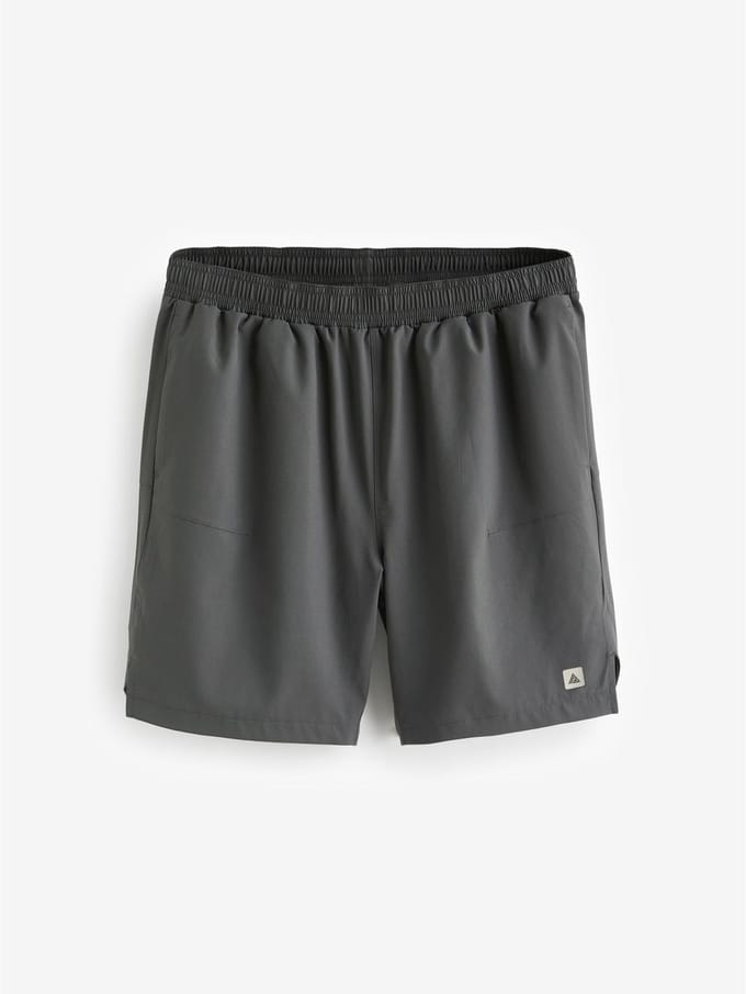 Next - Heren - 7 inch - Active sportschoolshort - Grijs