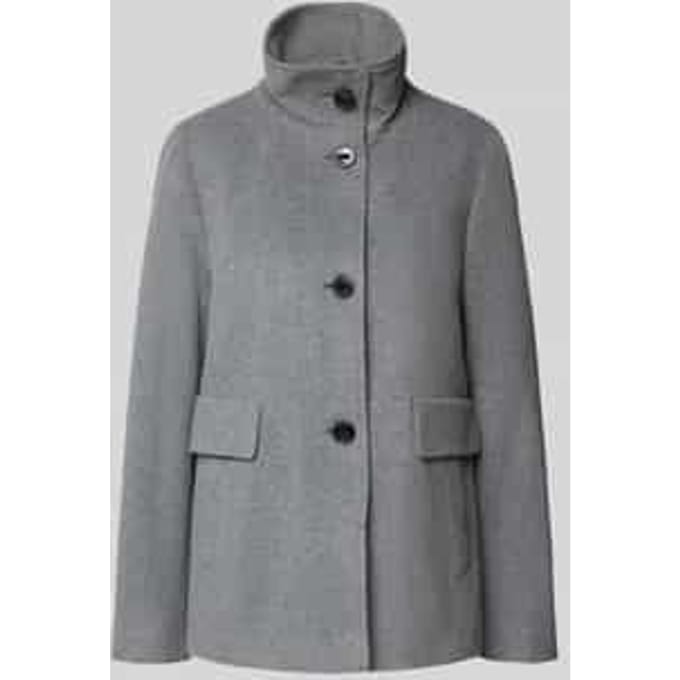 Regular fit wollen jack met kasjmier
